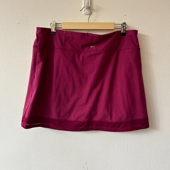 DSG Skort Womens XL Pink Purple Modest Activewear Athletic Skirt with Shorts - Picture 5 of 6